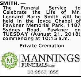 Monday, 31 October 2022 at 10:00am. . Funeral notices melbourne this week